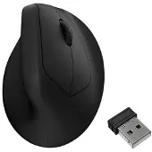 Keychron M5-A29 Draadloze Ergonomische Muis, 12000 DPI, Zwart, 8 Knopen