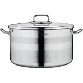 Korkmaz Astra2 - Roestvrijstalen pan, 12,5 liter, diameter 30 cm