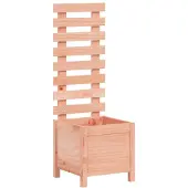 vidaXL Plantenbak met rek 39x39,5x114 cm massief douglashout