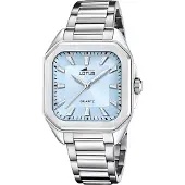 Lotus Analoog horloge '- Watch Square Series - Quartz watch movement - Watch case width: 35 mm' blauw