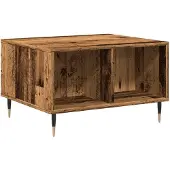 vidaXL Salontafel, look van gerecycled hout, 60x50x36,5 cm, houtvezel
