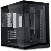 Lian Li 011 Dynamic Mini, model O11 DYNAMIC MINI V2, mini-tower, computerbehuizing, zwart, compatibel met ATX, Micro ATX en Mini-ATX moederborden, aluminium, gaas, gehard glas, 16 cm