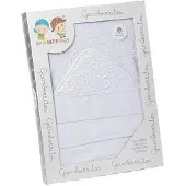 Gamberritos badcape 100 x 100 cm katoen wit