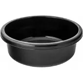 Altom Design Sterke Zwarte Kunststof Wastafel 13,5L