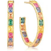 Sif Jakobs JEWELLERY ROCCANOVA CIRCOLO GRANDE EARRINGS SJ-E42273-XCZ-YG.