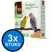 Hobby First 3x King Grasparkiet - Vogelvoer - 1kg
