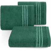 Eurofirany Zachte Katoenen Badhanddoek FIORE 70x140 cm - Donkergroen, Absorberend