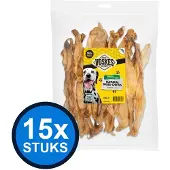 Voskes 15x Konijnenoren - Hondensnack - 200g