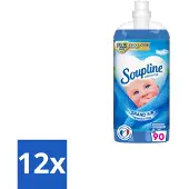 Soupline – Wasverzachter – Mediterrane Tuin – 950 ml - Voordeelverpakking - 12 stuks