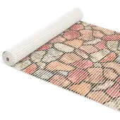 ANRO Badmat Straatstenen Roze 65x160cm Antislip Douchemat Afwasbaar Sneldrogend