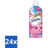 Soupline – Wasverzachter – Japanse Tuin – 950 ml - Voordeelverpakking - 24 stuks
