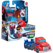 Transformers Toys EarthSpark Optimus Prime 1 stap Flip Changer 10 cm