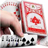 Quatro 54 Kaarten Speelkaarten Poker Bridge Remik Gecoat Traditioneel