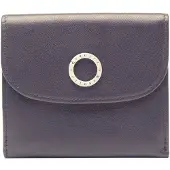 Esquire Leer portemonnee Athena Little Wallet Black zwart