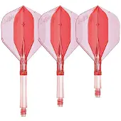 L-Style L-System L1 Clear Red - Dart Flights