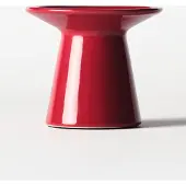 HEMA Kaarsplateau ⌀10x9.5cm Zwier Keramiek Rood (rood)