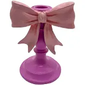Clayre & Eef Kandelaar Roze Kunststof