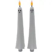 Clayre & Eef Kandelaar Overig 2xAAA Wit Kunststof Herfst decoratie