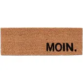 Famanu – Kokos deurmat, weerbestendig en antislip, schoonloopmat van 25x75 cm in natuurtint