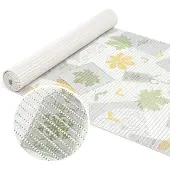 ANRO Badmat Esdoorn Groen 65x500cm Antislip Douchemat Afwasbaar Sneldrogend