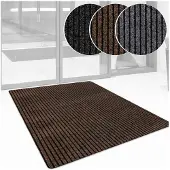 ANRO Mischa Deurmat Bruin 150x90 cm - Antislip - Rubberen rug