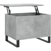 vidaXL Salontafel, betonkleur, 60x44,5x45 cm, houtvezel