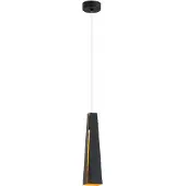 LOREFAR 64172, zwart, goud, aluminium, IP20, klasse II, LED, 6 Watt