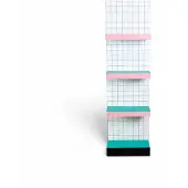 Seletti Supershelf blue grid kast