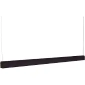 Tunto Curve - 2000 mm - Black / Black Hanglamp 2700 K | Casambi (Bluetooth) | Microprism