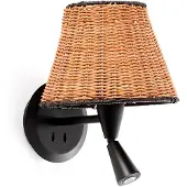 Faro SUMBA Barcelona, zwart/mat, wandlamp voor leeslicht