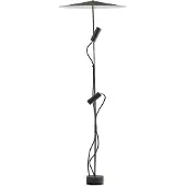 Faro CLAP 1266 Zwarte signaallamp, 2x6W, 3000K, 38º, met kap, modelnummer 75705-233P
