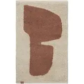 Ferm Living Lay badmat 50x70 cm Parchment-rust