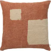 Ferm Living Oleo Kussenhoes Terracotta|Natural