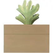 Ferm Living Opbergbox Harbour Coral Mistletoe/Tan