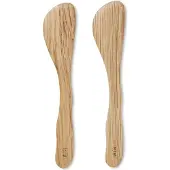 Ferm Living Cairn botermes 2-pack Oak