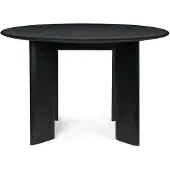 Ferm Living Bevel eettafel Ø117 cm Witgeoliede eik