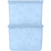 Tupperware Diepvriesbak a 800ml IJsblauw 2 stuks