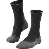 Falke TK2 Explore Wool Silk medium padding wol functioneel materiaal wandelsokken heren grijs - maat 44-45
