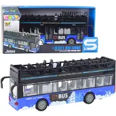 Leantoys Stadsbus dubbeldekker 1:16 Rijverlichting klinkt blauw - UNI