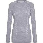 Falke Wool-Tech Longsleeve sneldrogend wol functioneel functioneel shirt met lange mouwen dames grijs - maat L