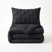 Sleeptime Lazy Dekbed Pintuck Antraciet met Kussenslopen 200x200 cm