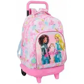 Barbie Compact Barbie Painterly Rugzak Met Wielen
