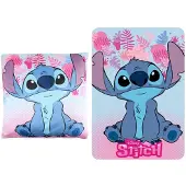 Lilo & Stitch slaapkamerset; kussen en fleece deken