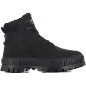 Palladium Unisex Pallashock Warm WP Leren Boots Zwart