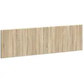 vidaXL Wandgemonteerd Hoofdbord BREDA Sonoma Eiken Bewerkt hout