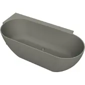 Arcqua Havana Back To Wall Ligbad Links 170x80 cm Mat Beton