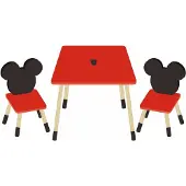 Arditex Mickey Mouse Set Kinderspeeltafel Met Stoeltjes
