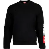 Diesel Sweatshirt rood / zwart / wit