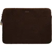 Selencia Teddy Laptophoes 15-16 inch - Laptopsleeve - Choco Brown