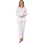 Rebelle Pyjama 'Endless Love' beige